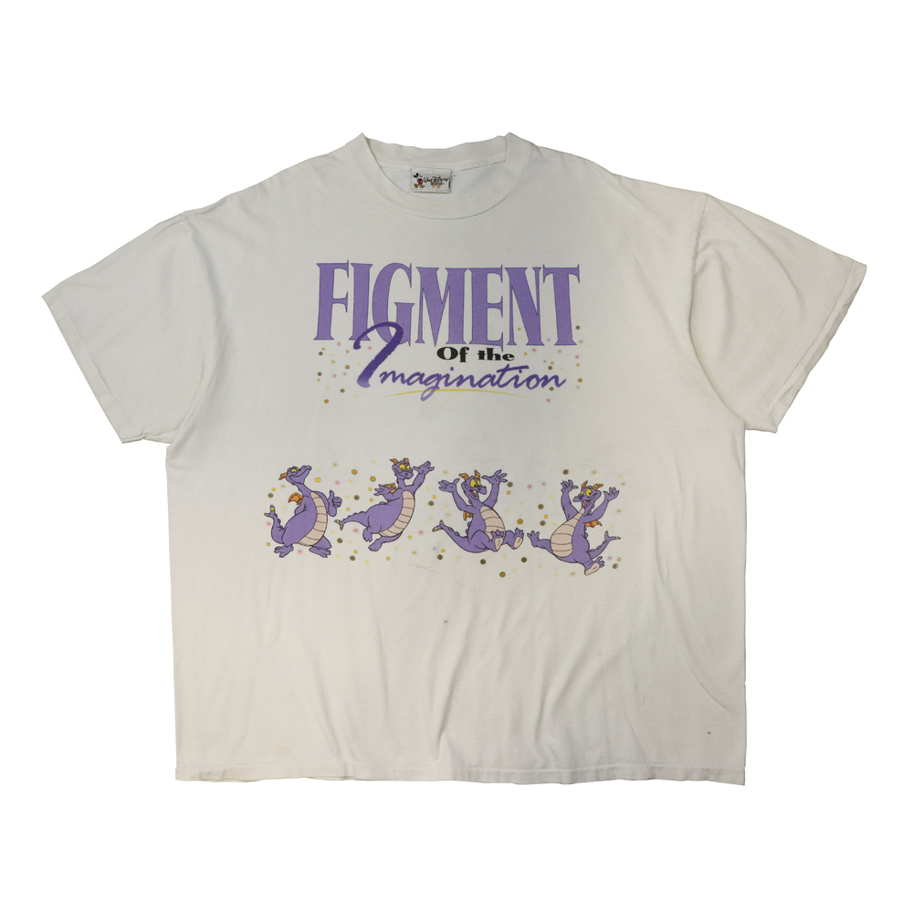 Vintage Walt Disney World Figment Graphic T-Shirt Size XXL 80s 90s